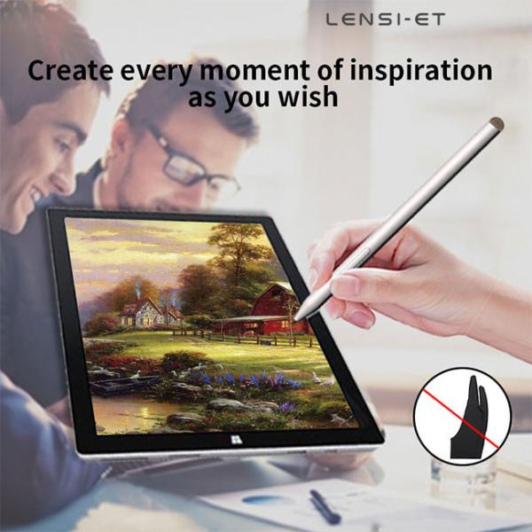 Инженер живопись алюминиевый стилус для рисования планшетный карандаш черный белый