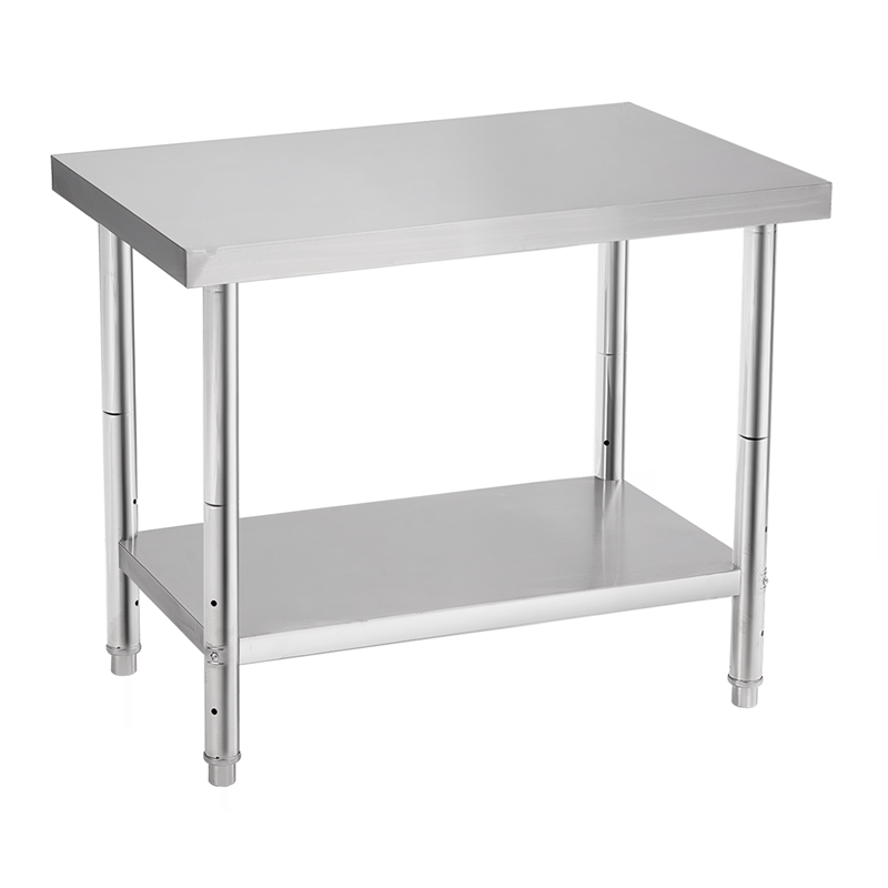 Customizable Size Corrosion Resistant Heavy-Duty Stainless Steel Workbench for Commercial Kitchen