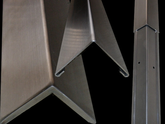 Stainless steel custom U-Channel No4 brushed/ No8 mirror finish  304 /201/316 GRADE