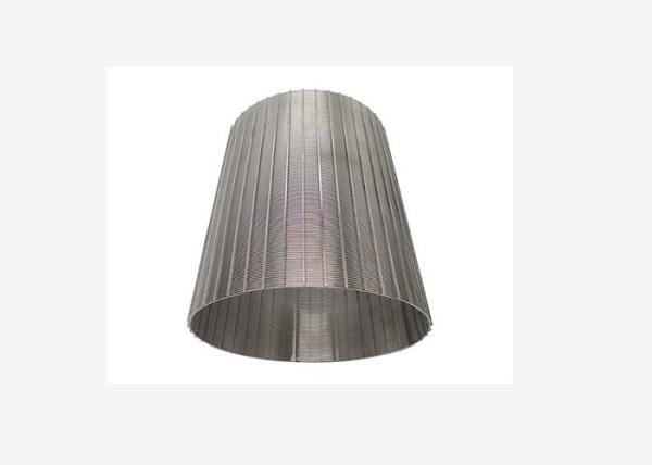 Slot 0.04mm Thickness 2.3mm Wedge Wire Basket For Well Drilling