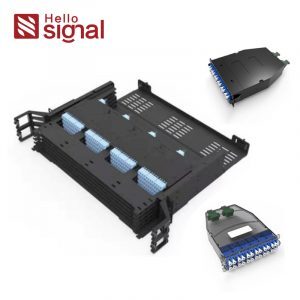 1U 19-дюймовая фиксированная оптоволоконная патч-панель с полной нагрузкой