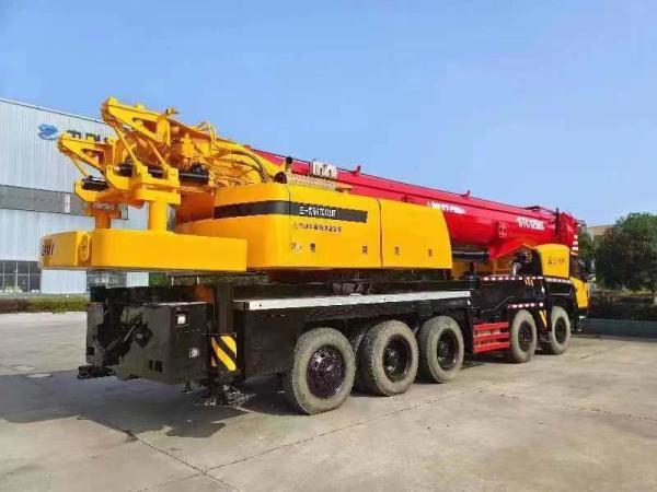 Orange Folding Super Power 125t Truck Crane Mobile Crane Used Heavy Machine Year 2015
