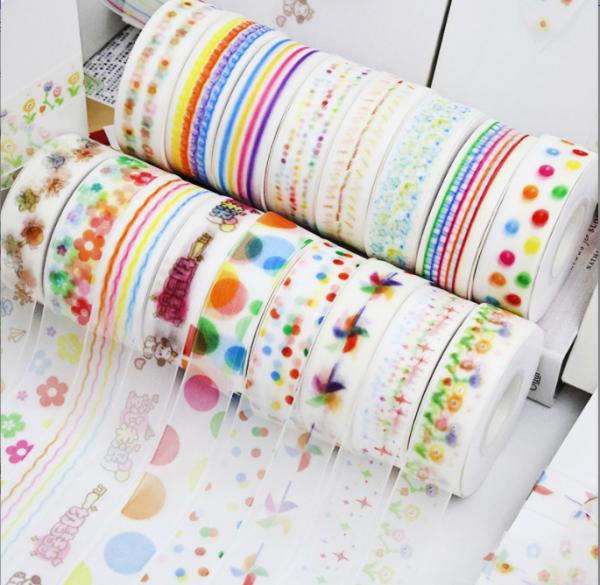 International Children's Day Cartoon Mesh Ribbon Heat Transfer Snow Ribbon Gift Hand Ribbon Ribbon Handmade Gift Bag