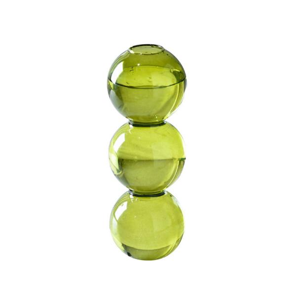 Logo Printing Decorative Laminated Ball Glass Vases