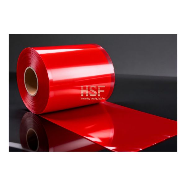 80μm Thickness Fade-Resistant Red CPE Base Film with High Tear Resistance for Industrial Applications