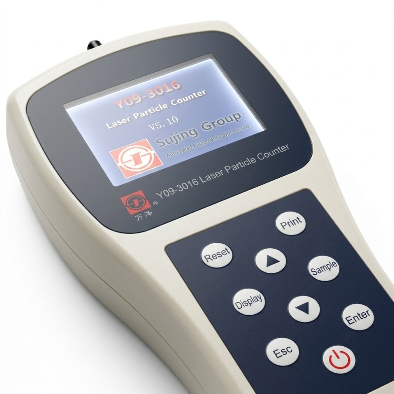 100L/min High Flow Rate Six-Channel Air Particle Counter for ISO 14644-1:2015 Compliant Cleanroom Monitoring