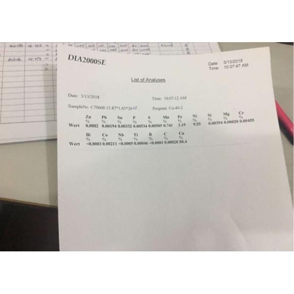 Медный латунный конденсатор воздуха теплообменного аппарата боилера трубки ASTM B111 C70600 C71500 C44300 C68700 C12200 сплава меди трубки