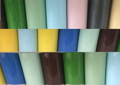 Durable Powder Coating For Aluminium , Epoxy Polyester Metallic Purple Powder Coat