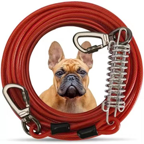 Tire de revêtement de colle à double extrémité en acier pour gros chiens
