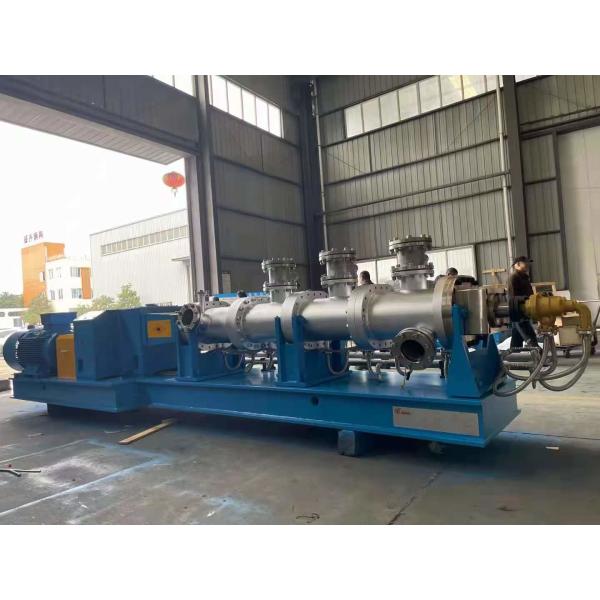 90KW 250mm Twin Screw Extruder Center Distance 186mm