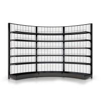 Wire Display Shelving 50 Lbs Capacity Double-Sided Rack