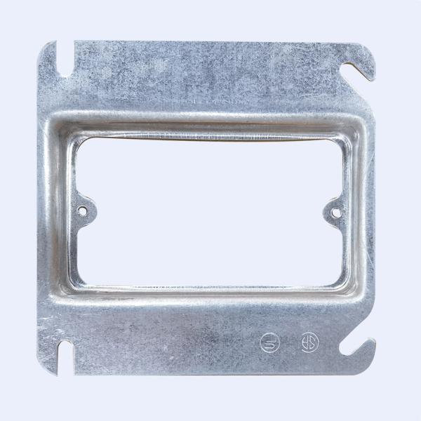 Electrical 1.60mm Thick Conduit Junction Box Prefabrication One Two Gang