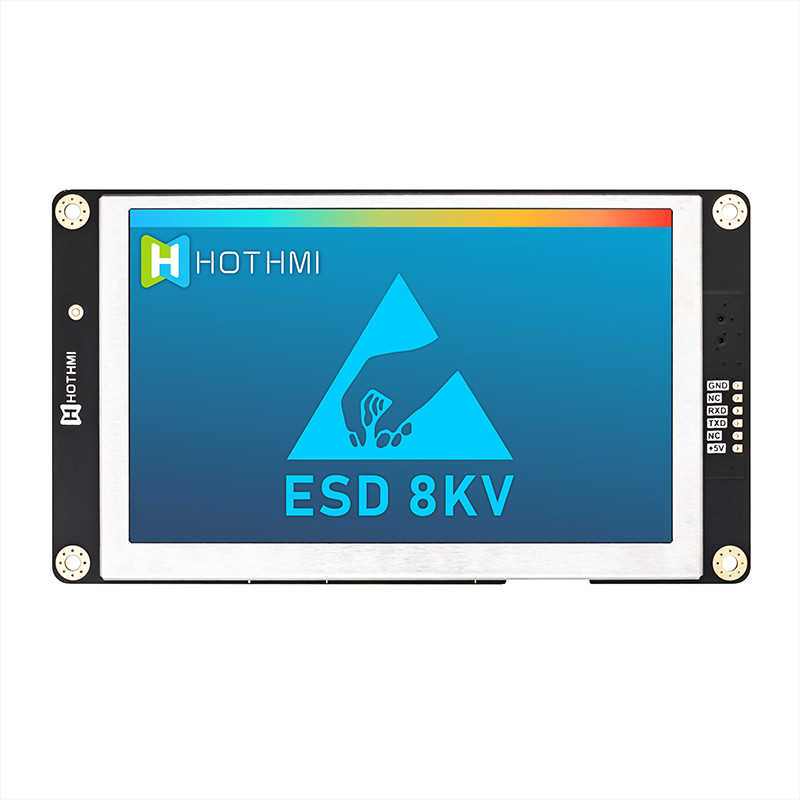 5 индикаторная панель модуля экрана 800x480 UART TFT LCD дюйма умная серийная с интерфейсом TTL