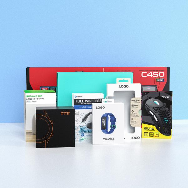 Custom Eco-friendly Matte Yellow Storage Electronic Product Paper Slide Drawer Boxes Sponge Matt Lamination Embossed for Thin