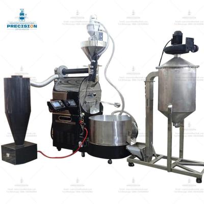 Máquina de torrefação de grãos de café em larga escala