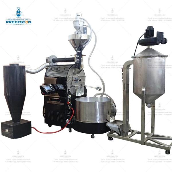 Máquina de torrefação de grãos de café em larga escala