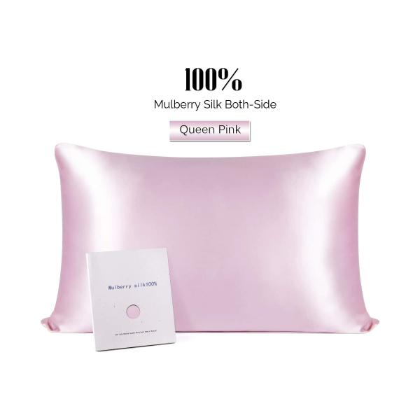 Plain Dyed Purple 100 Pure Silk Pillowcase 19 Momme For Hair Non Toxic