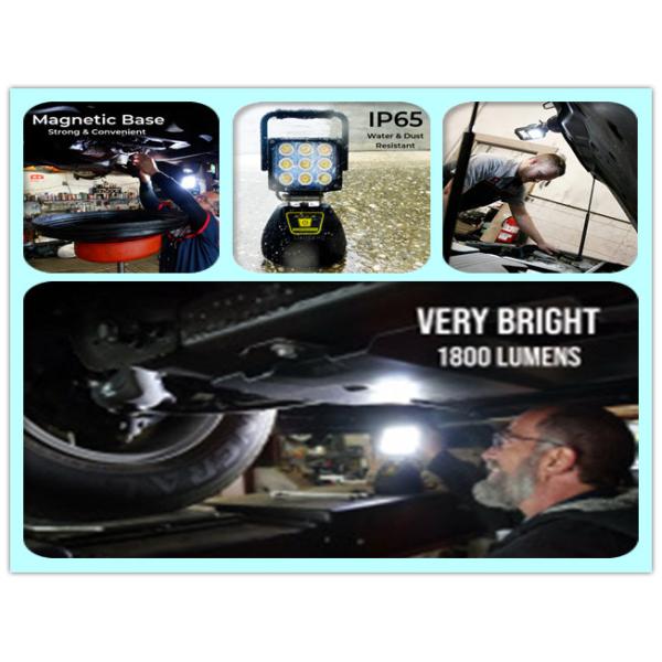 Luz a pilhas IP65 do local do íon recarregável estável de Li das luzes de inundação do diodo emissor de luz do Portable