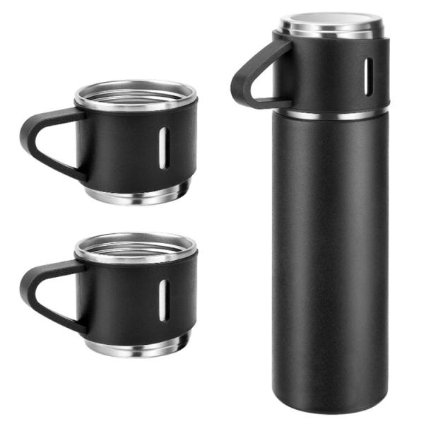Business Gift Set BPA Free 500ml Double Wall Stainless Steel Portable Bottle and Coffee Cup