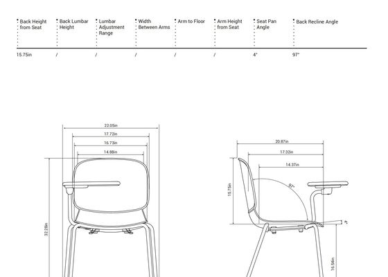 Model Training Room Chairs with Visually Striking Appearance and Bold Color Combinations in W560*D520*H820(mm)