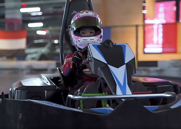двойной мотор 3.5kw электрический идет Kart