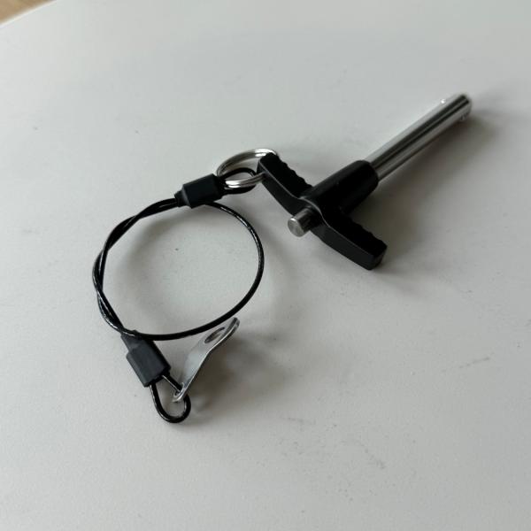 Stainless Steel Quick Release Pin with T Handle and Lanyard