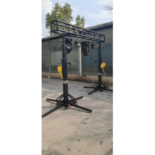 Sound Lighting Truss Lifting Tower 6m Height Aluminum Stage Mobile Telescopic Truss Lift Stand