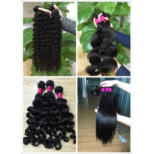 Body Wave Virgin Remy Hair Unprocessed Human Hair Extensions Color Black Soft Ends No Knots