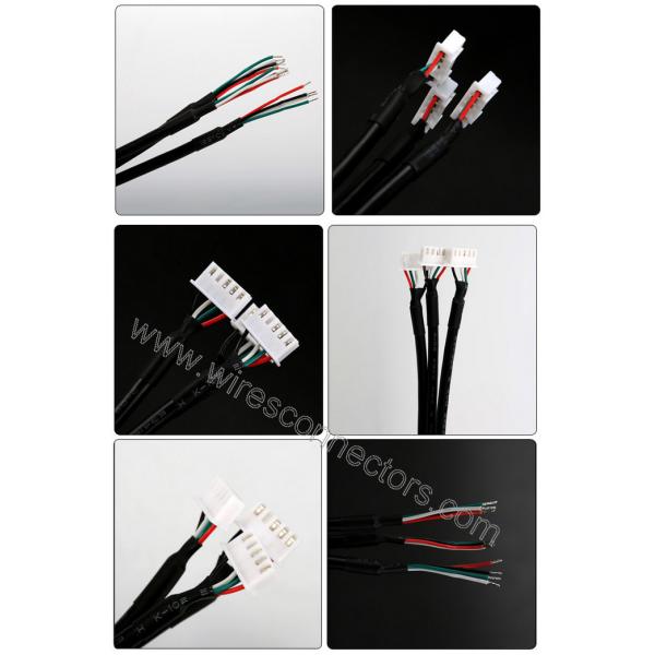JST 2.54 Male Connector XHP-5P OD4.5mm 4C Wires Electrical Cable Assembly