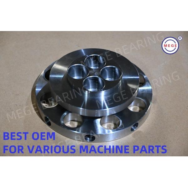 High Hardness Flanges Pump Truck Cylinder Barrel Connecting S45C 1045 C45 45 Steel Zinc Plating