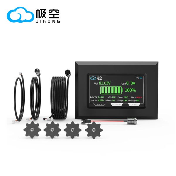 Jikong BMS 4.3 Inch Screen Display with a 3500mm Cable and 4 Fixing Screws for Jikong BMS
