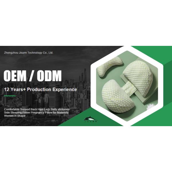 Nondisposable H Shape Pregnancy Pillow for Comfortable Side Sleeping During Maternity