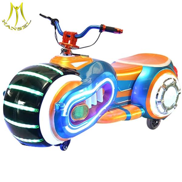 Hansel popular kids on ride toy plastic electric car amusement park rides
