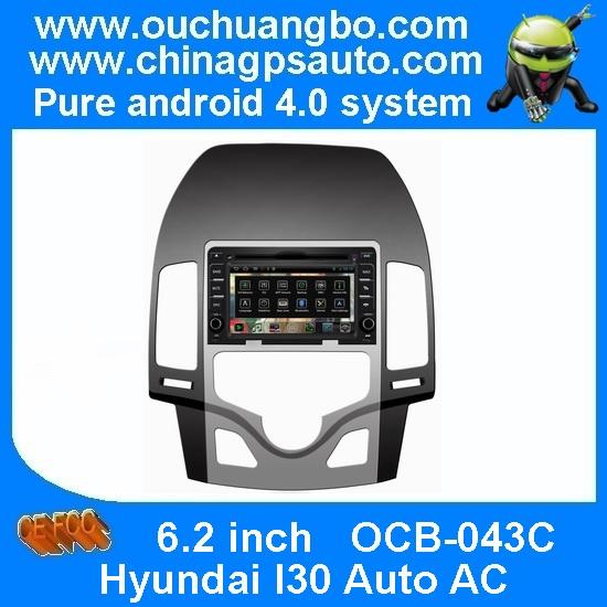 Ouchuangbo Android 4.0 OS S150 3G Wifi DVD Radio for Hyundai I30 Auto AC Bluetooth phonebook /A2DP iPod OCB-043C