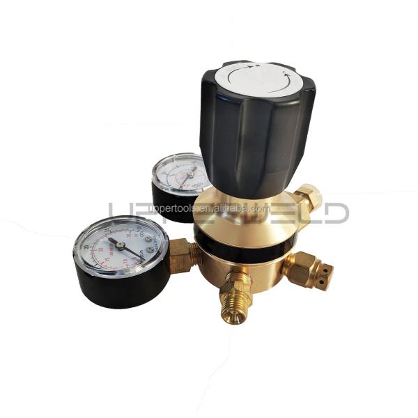 Pressure Reducer Brass Body Oxygen Regulator Valve Upper Air Gas Cylinder for Welding