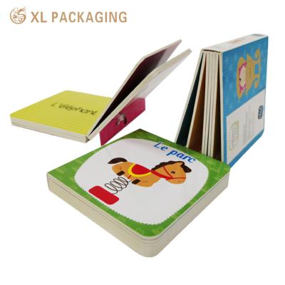 Um conjunto de livros de inglês para crianças 9pcs pequeno livro de papel cognitivo personalizado impresso