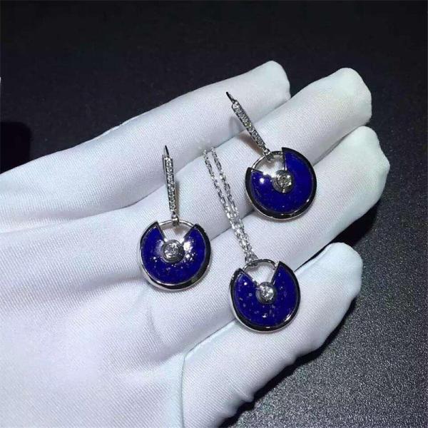 C Amulette errings 18k gold  white gold yellow gold rose gold diamond earring  Jewelry factory in Shenzhen, China