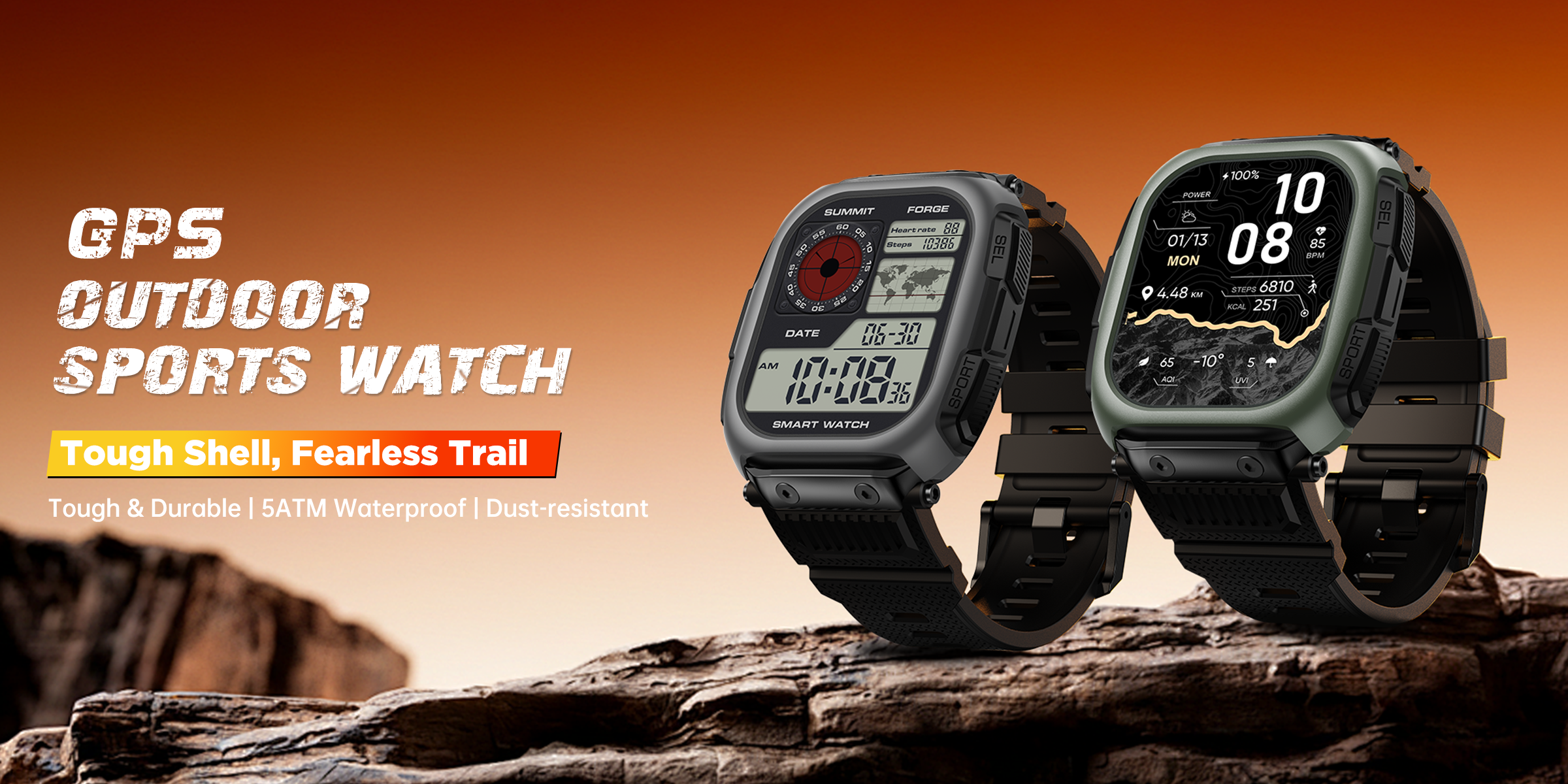 DM66 Offline Map GPS Smart Watch — 2.13