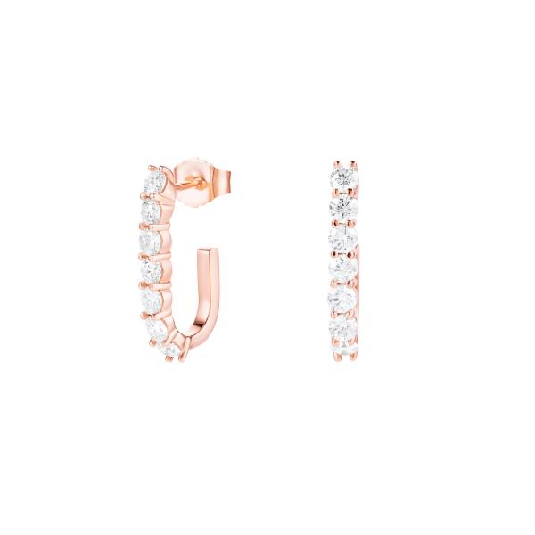 Trendy 925 Sterling Silver 14k Gold Trendy Bend Stud Earrings For Women Girls Jewelry