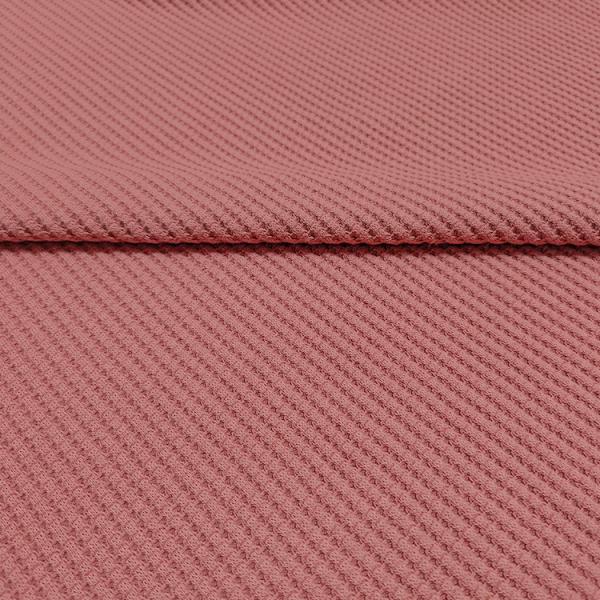 Eco Friendly Organic Cotton Recycled Polyester 3*3 Waffle Women Top Fabric