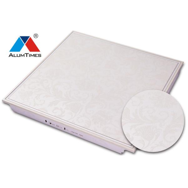 Water Proof Artistic House Interior Ceiling Tiles Suspended Type Flower Design