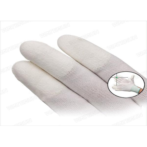 Cleaning Room Electronic Anti Static Gloves Carbon Fiber PU Fit ESD Gloves