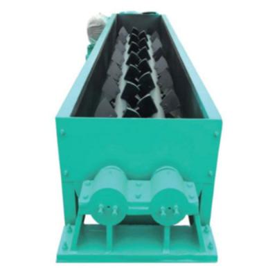 Tipo SJ Misturador de umidificação de pó de duplo eixo resistente ao desgaste