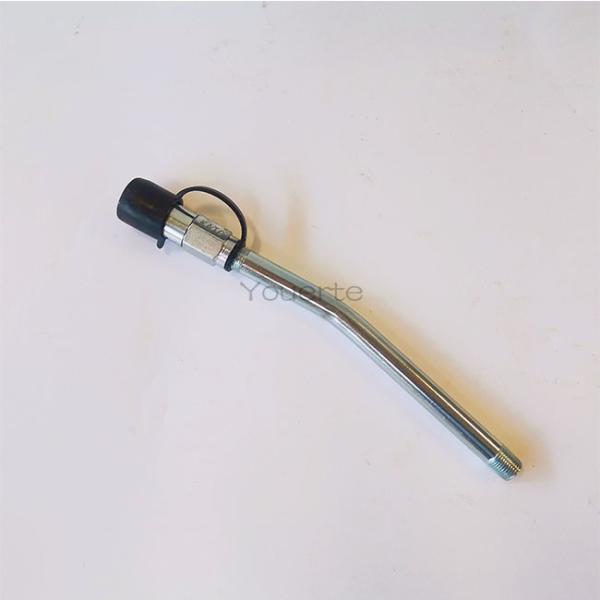 Silver 6 Grease Gun Flexible Extension 0.125 Lubrication Hose 360 Degree Air Operated
