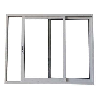Horizontal Opening Aluminum Storefront Windows Superior Heat Insulation Performance