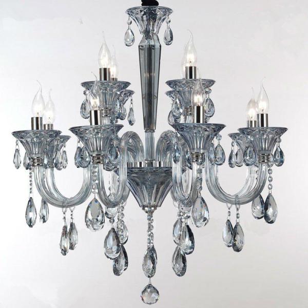 Purple chandelier K9 crystal for Living room Bedroom Lamp (WH-CY-83)