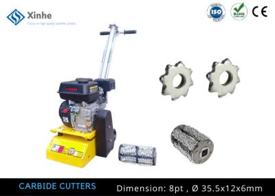 10 Scarifier concreto à mão 250mm Multiplane Skidsteer de Blastrac Bmp-265 da plaina da polegada