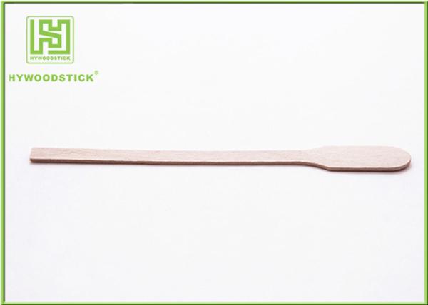 Paddle Shape Wooden Coffee Stirrer Sticks Plain Flat Cheers Drink Stirrers OEM