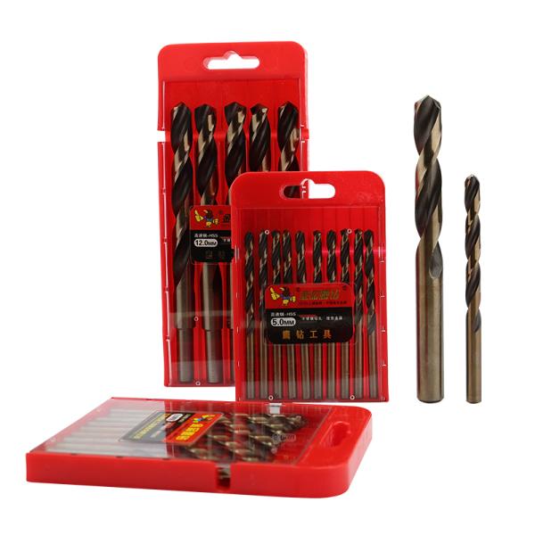 Cutting Metal  Cobalt Metric Drill Bit Set Straight Handled Metal Blade