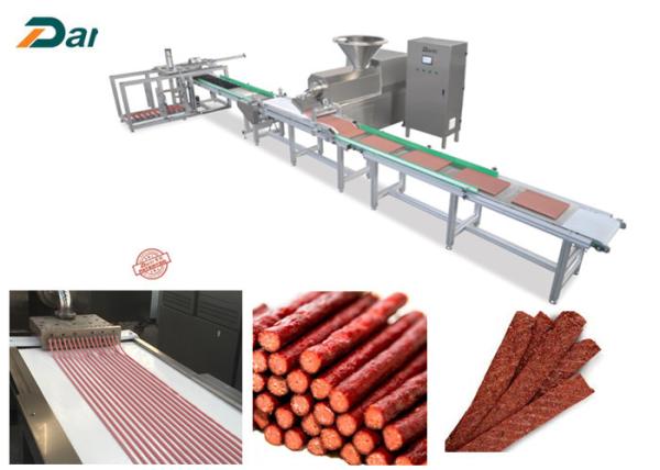 Linha de processamento Meaty automática completa trabalho dos alimentos para animais de estimação da tira da economia do produto comestível da reunião